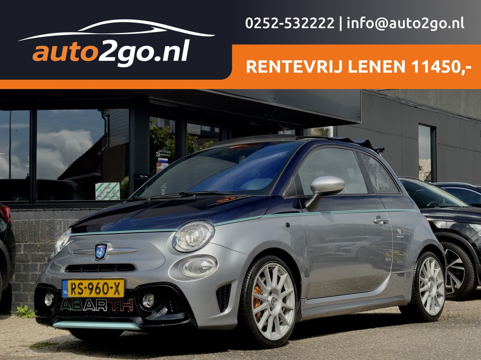 ABARTH 695 C RIVALE 180 PK AUT8 Limited Edition ! Akrapovic/, Auto's, Gebruikt, Euro 6, 4 cilinders, Cabriolet