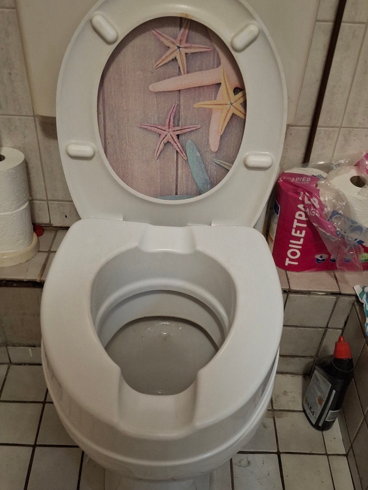 Universele toilet verhoger (10 cm) merk Atlantis kleur wit, Ophalen of Verzenden, Gebruikt