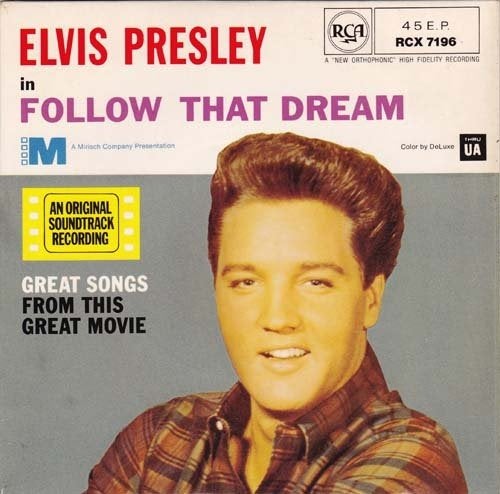 ELVIS PRESLEY - Follow That Dream (ep) 7", 7 inch, Ophalen of Verzenden, Zo goed als nieuw, EP