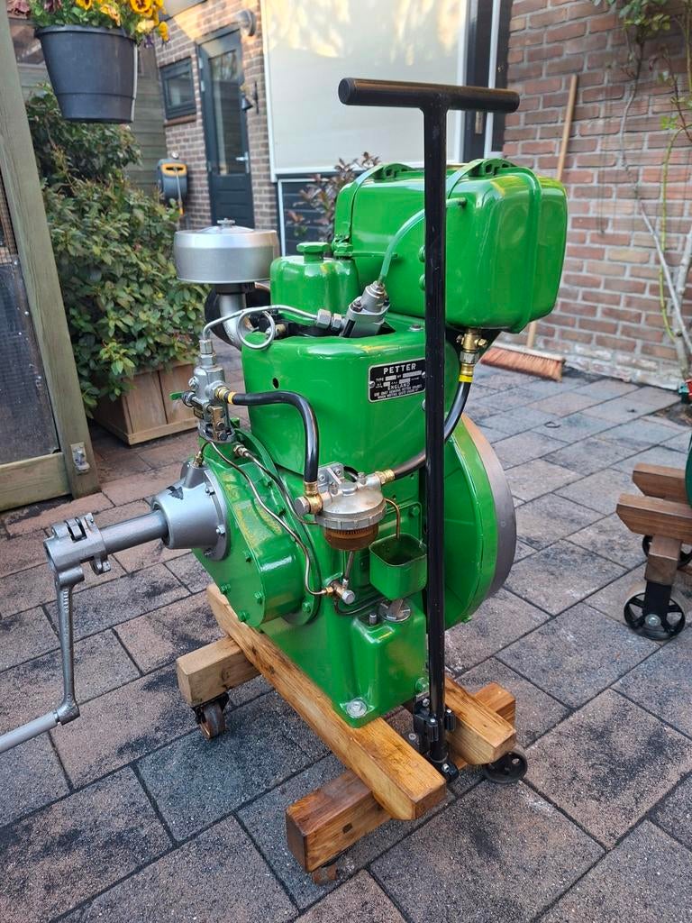 Petter PAZ1 Stationaire Motor - 1.5 pk, 1000 tpm, Doe-het-zelf en Verbouw, Ophalen, Zo goed als nieuw