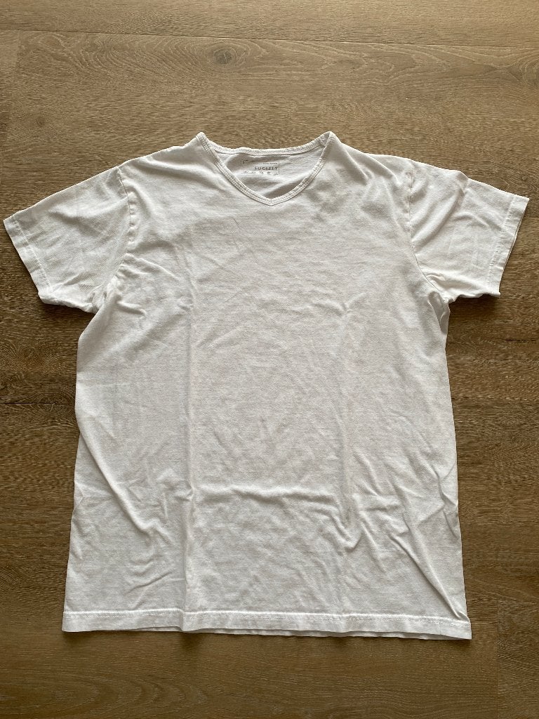 T-shirt. The Society Shop. Wit. Maat S., Wit, Ophalen of Verzenden, Zo goed als nieuw, The Society Shop