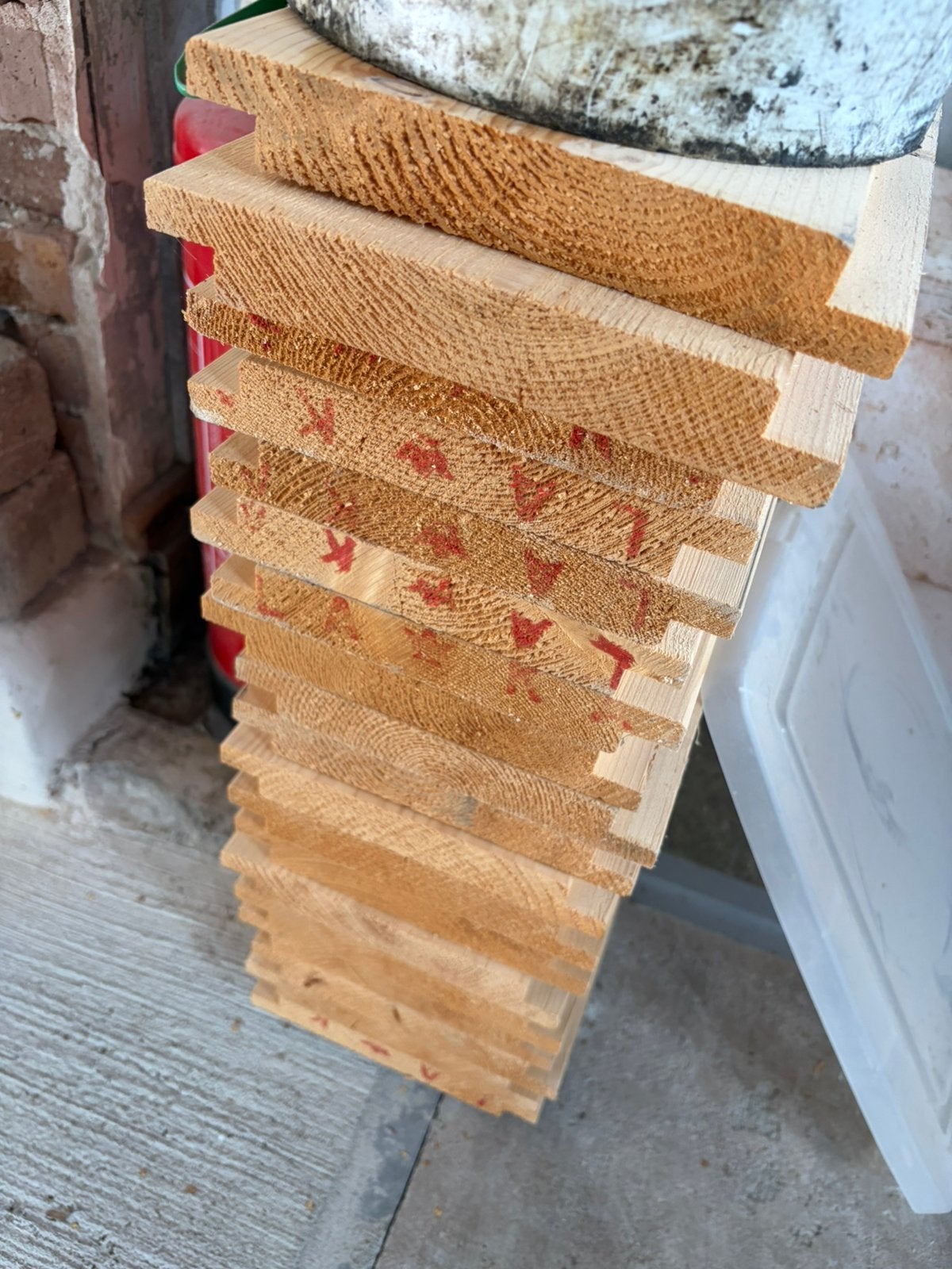 Vuren houten planken (geschaafd met lip), Doe-het-zelf en Verbouw, Ophalen, 25 tot 50 mm, Nieuw, Plank
