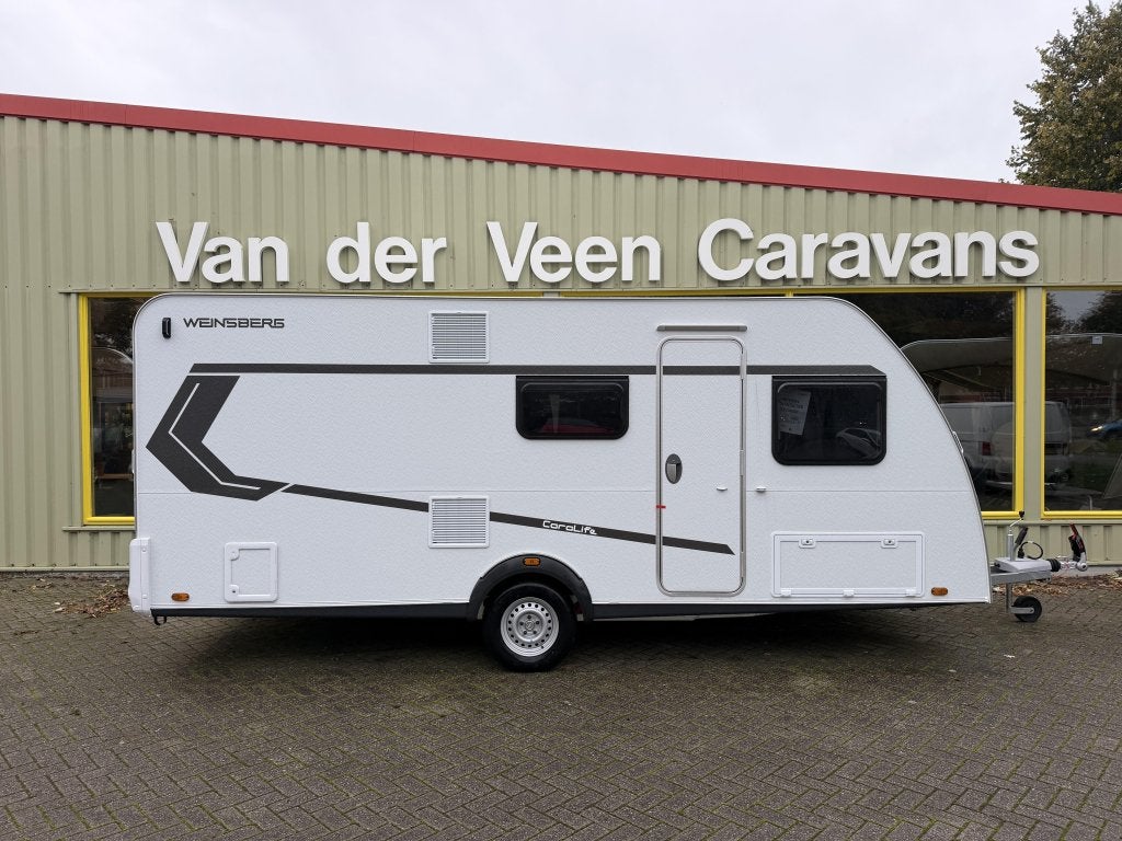 Weinsberg CaraLife 500 QDK Model 2027, Overige merken, Dwarsbed, Bedrijf, Treinzit