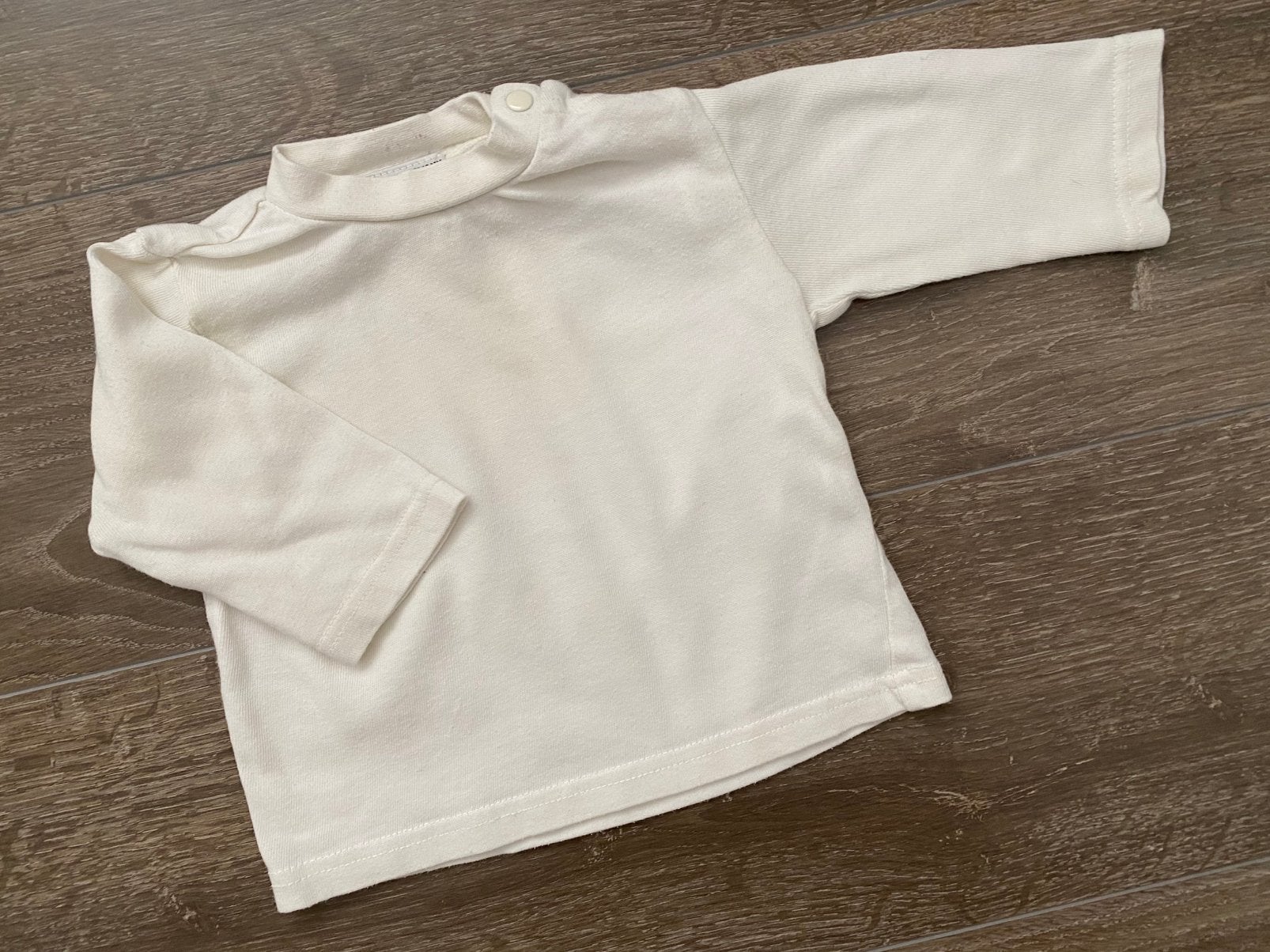 Baby jongens shirt longsleeve maat 62 / 68, Kinderen en Baby's, Babykleding | Maat 62, Ophalen of Verzenden, Zo goed als nieuw