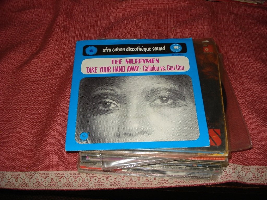 The Merrymen: Take your hand away / Callalou vs. Cou Cou, Latin en Salsa, 7 inch, Single, Ophalen of Verzenden