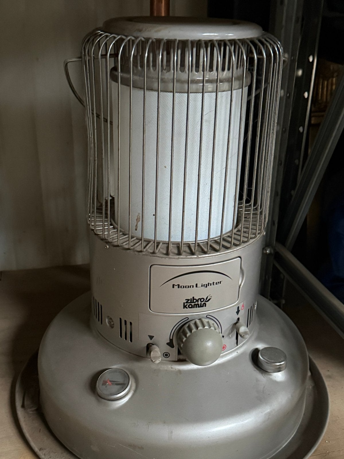 Zibro Kamin Moon Lighter Petroleumkachel, Huis en Inrichting, Kachels, Gebruikt, Vrijstaand, Petroleumkachel, Overige brandstoffen