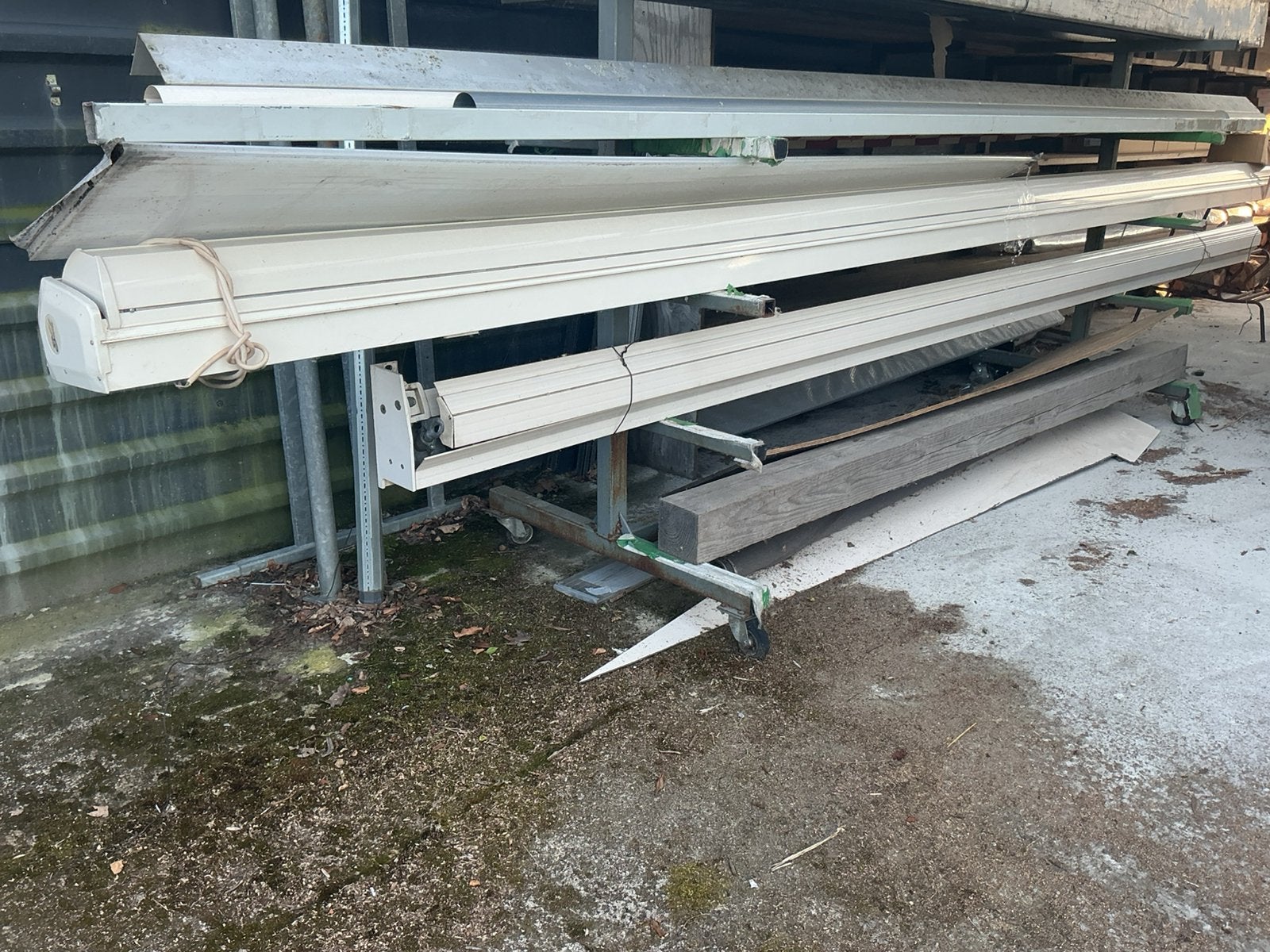 Zonnescherm en  nieuw zipscreen., Gebruikt, 450 cm of meer, Elektrisch, Ophalen of Verzenden