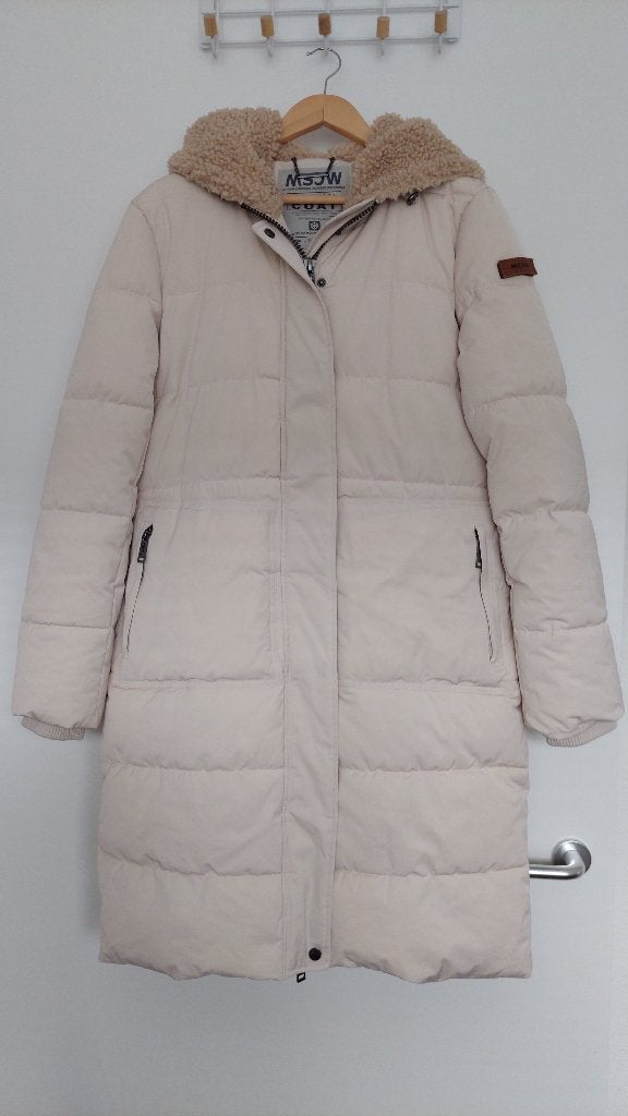 Prachtige nieuwe Moscow jas, Kleding | Dames, Beige, Maat 42/44 (L), Nieuw, Ophalen of Verzenden