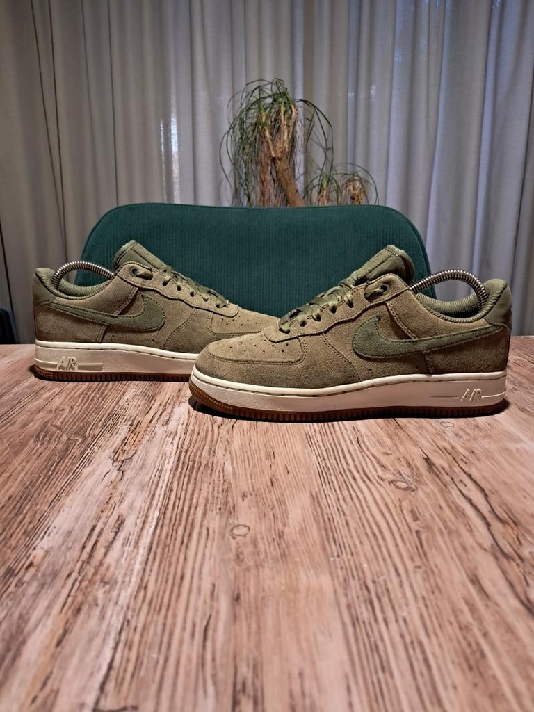 Nike Air Force 1 Premium 'Cargo Khaki' Size 38, Nike, Ophalen of Verzenden, Sneakers of Gympen, Gedragen