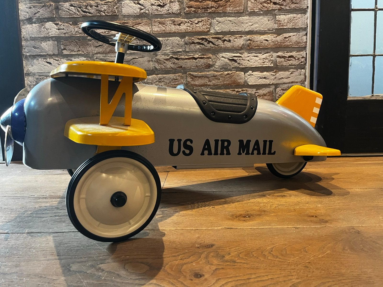 Retro US Air Mail loopvliegtuig voor kinderen, Kinderen en Baby's, Ophalen of Verzenden, Zo goed als nieuw