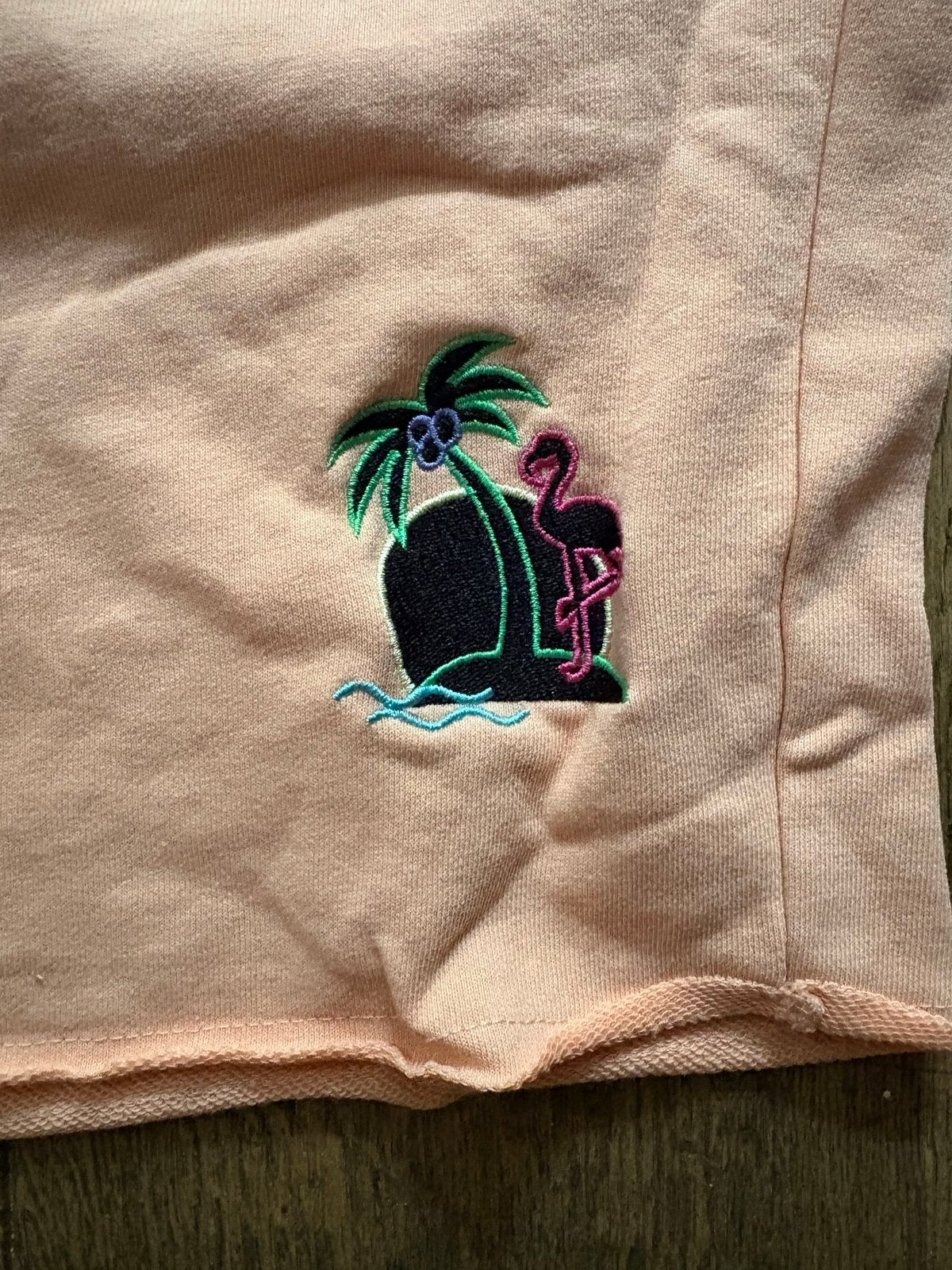 H&M Divided Roze Shorts met Flamingo Borduurwerk - Zo goed a, Kleding | Heren, Ophalen of Verzenden, Zo goed als nieuw, Maat 56/58 (XL)