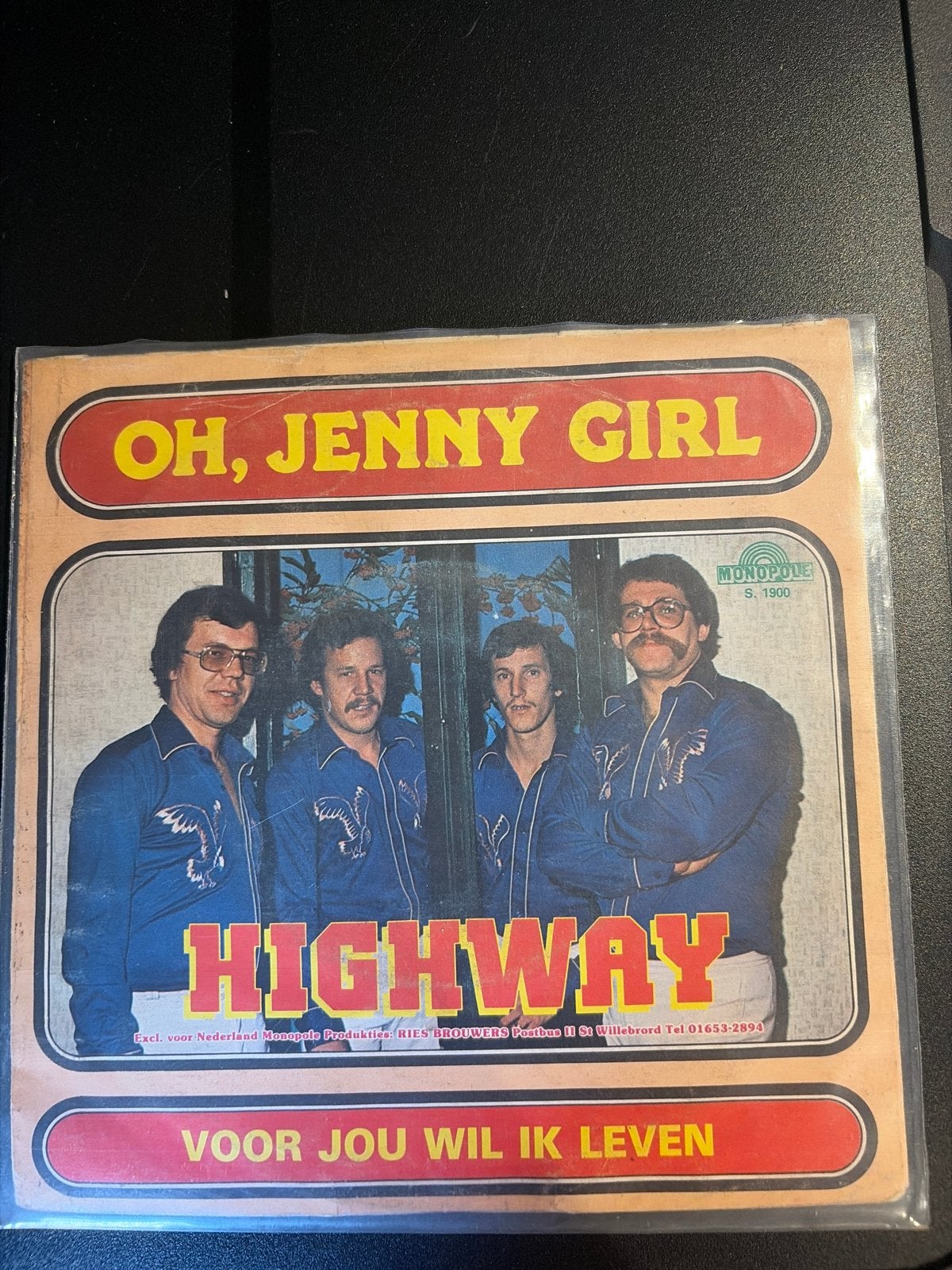Highway - Oh, Jenny Girl / Voor Jou Wil Ik Leven (Vinyl Sing, Gebruikt, 7 inch, EP, Nederlandstalig