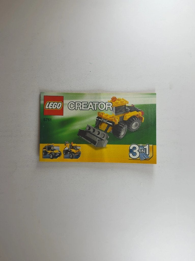LEGO Creator 5761 (Instructions) for Set 5761 Mini Digger, Gebruikt, Lego, Overige typen, Ophalen of Verzenden
