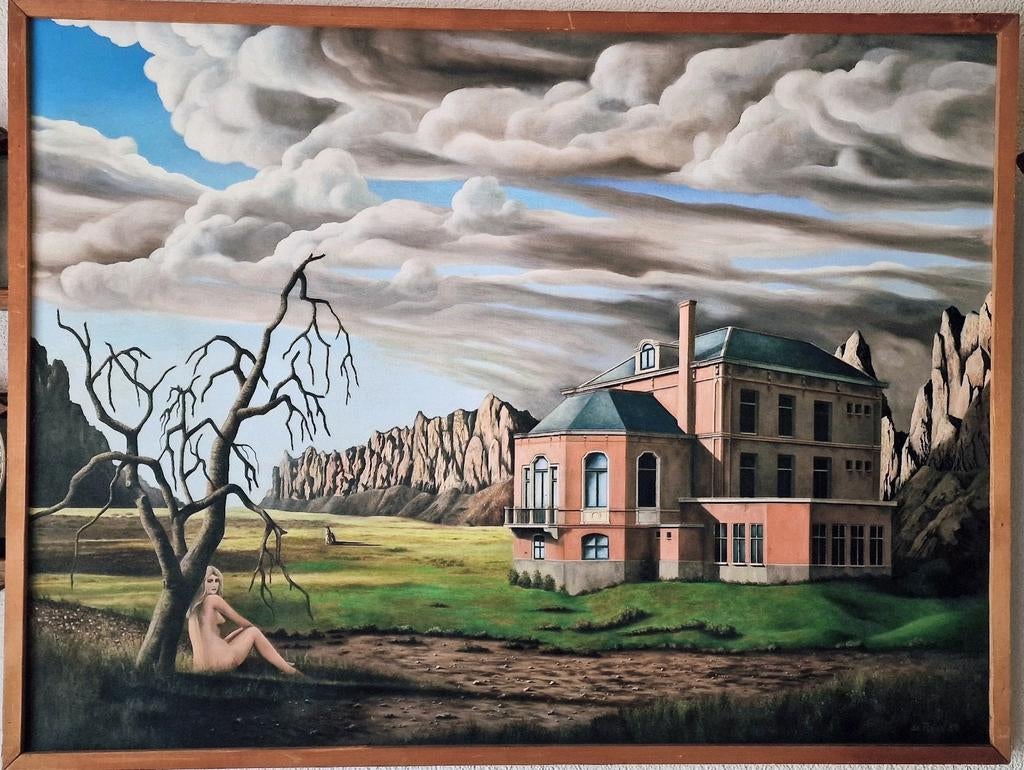 Magisch Realistisch Landschap door Gerard de Reus (1980), Ophalen of Verzenden