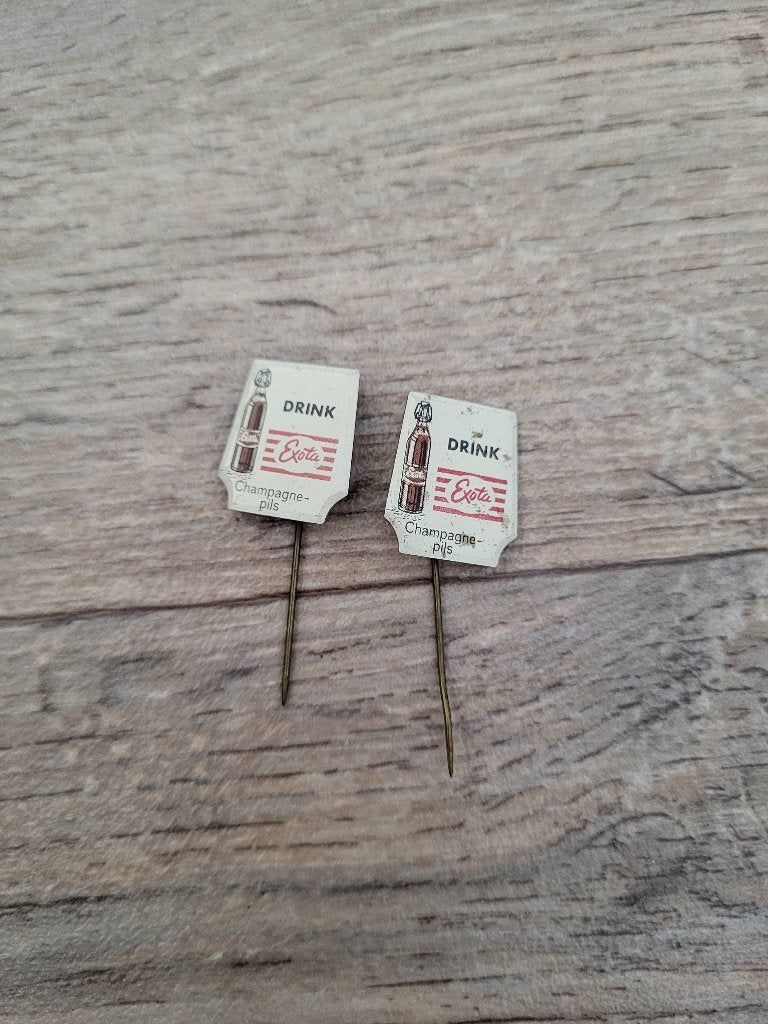 2x Pins Speldjes Exota Champagne Pils, Ophalen of Verzenden, Zo goed als nieuw