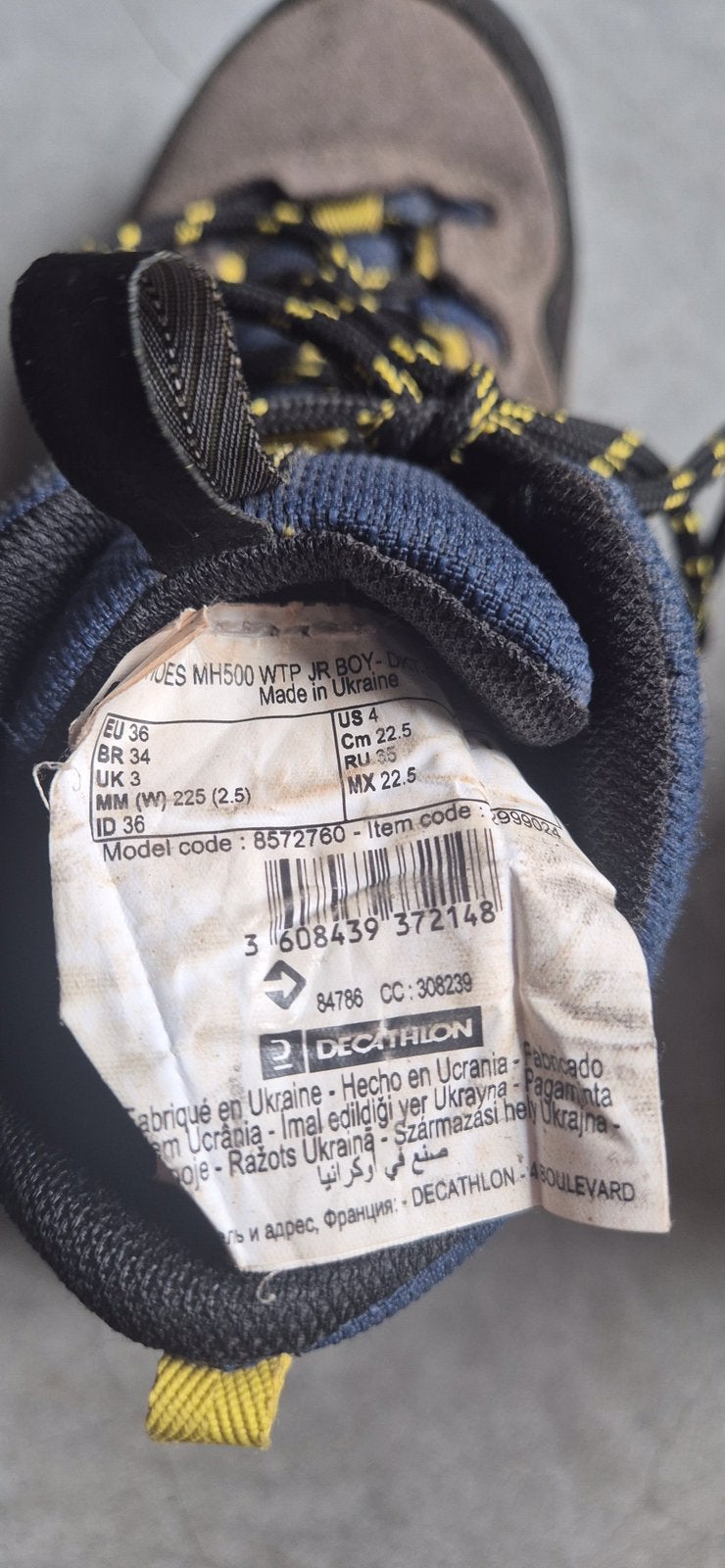 Wandelschoenen maat 36, Sport en Fitness, Bergsport en Wandelen, Ophalen, Gebruikt