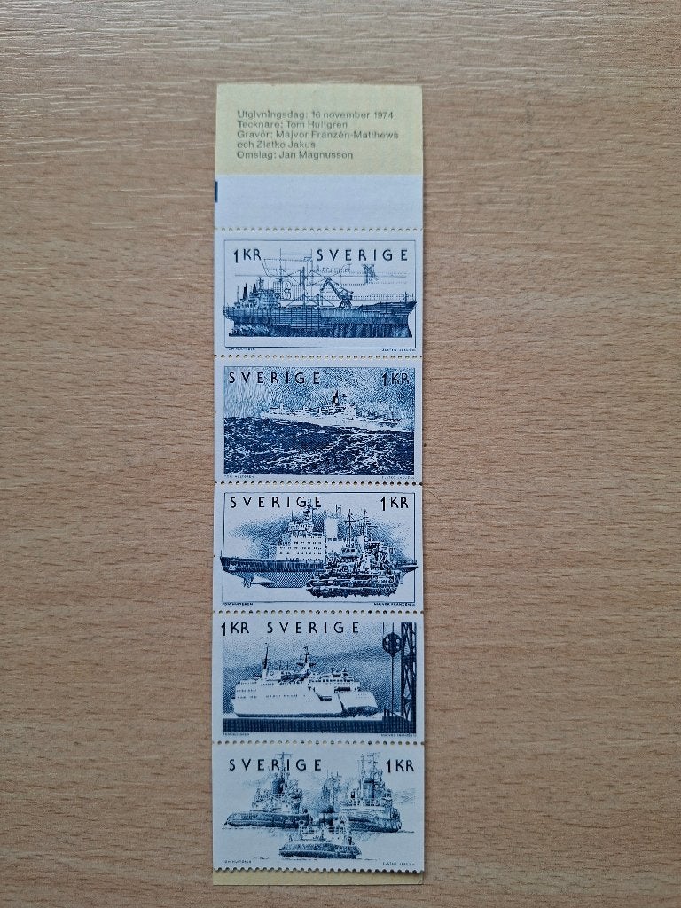 Zweden - Postzegelboekje 1974-11-16. Michel nr. HB75., Ophalen of Verzenden, Zweden, Postfris