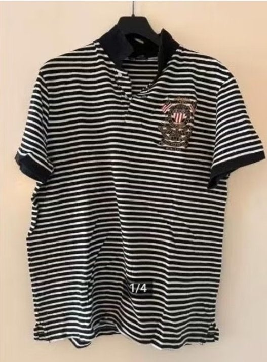 Wit/Zwarte Polo Ralph Lauren Jeans Company -Polo (NIEUW) XL, Ralph Lauren Polo, Wit, Ophalen of Verzenden, Maat 56/58 (XL)