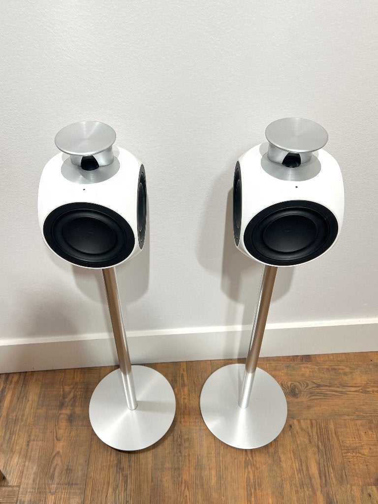Bang & Olufsen Beolab 3 MK2 Wit Inclusief Floorstand., 150 watt of meer, Stereo speakers, Bang & Olufsen, Ophalen of Verzenden