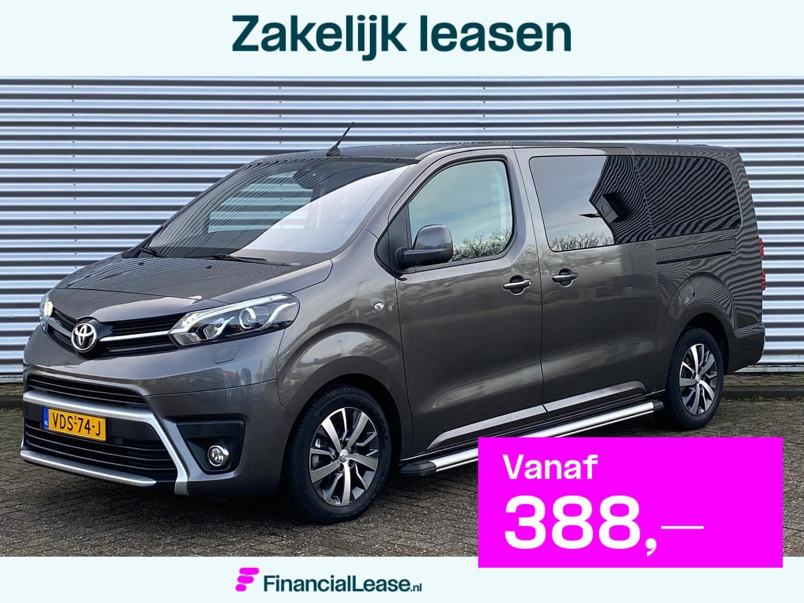 Toyota ProAce Verso 2.0 D-4D Dynamic L3H1 DC 177PK Automaat, Gebruikt, 4 cilinders, 2500 kg, Bedrijf