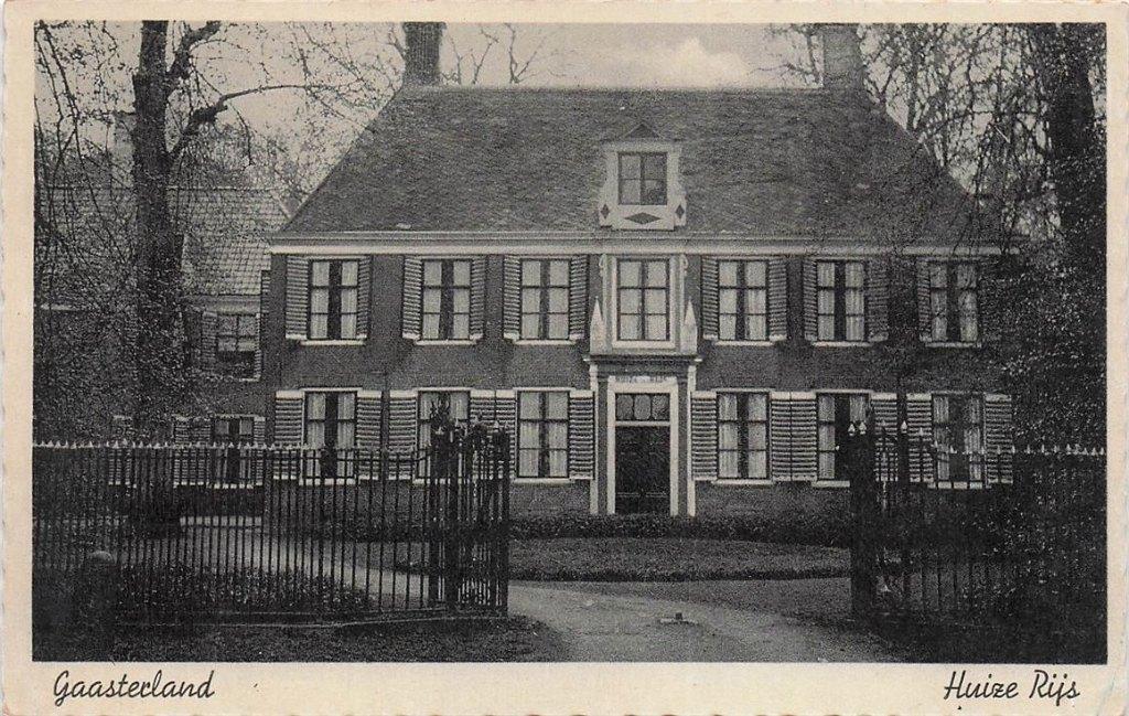 703-372-035 Gaasterland Huize Rijs, Verzenden, Voor 1920, Friesland
