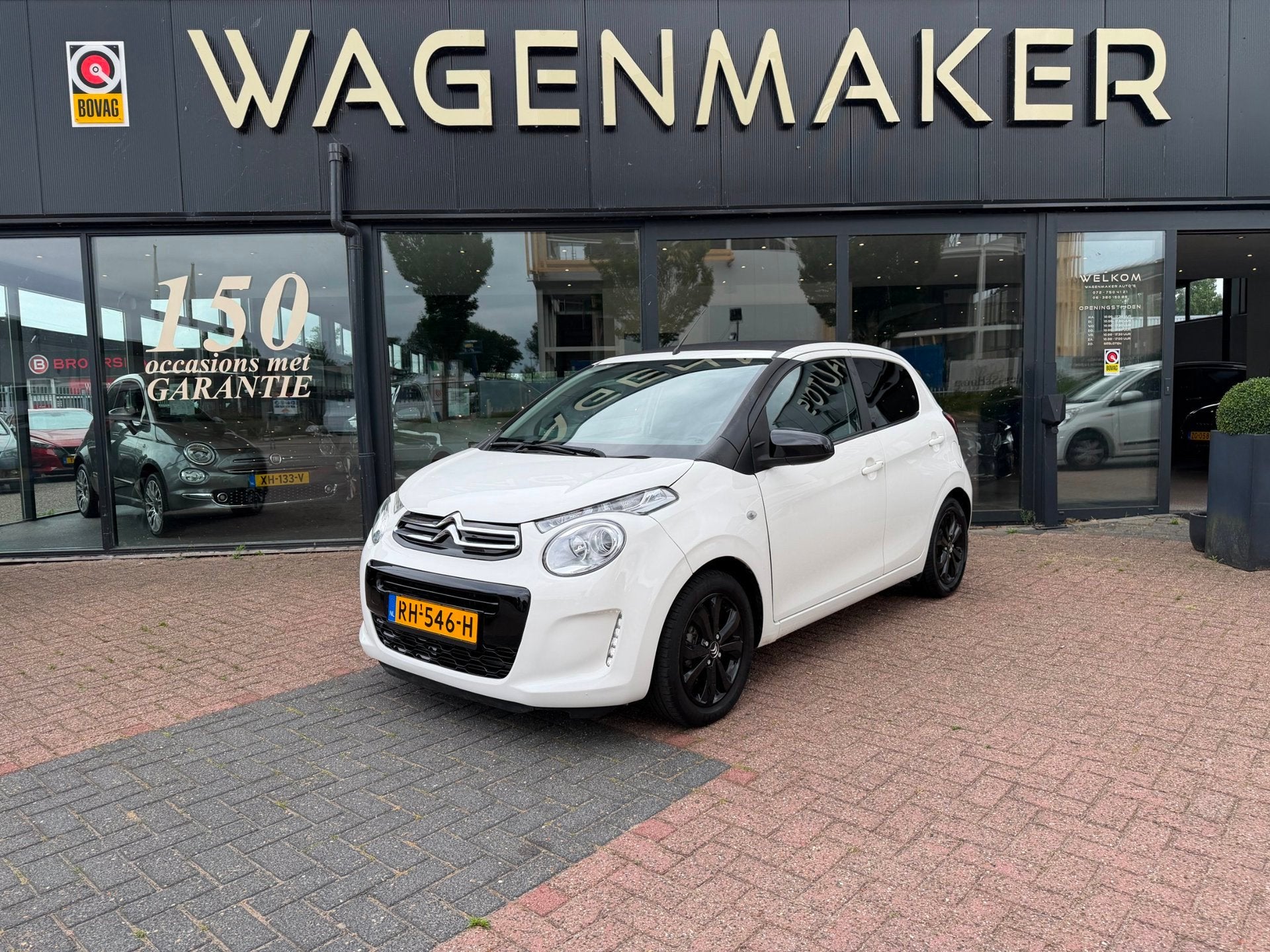 Citroen C1 1.0 VTi Airscape Shine Aut|Leder|NAVI|Cam|OpenDak, 12 maanden, Gebruikt, 4 stoelen, C1
