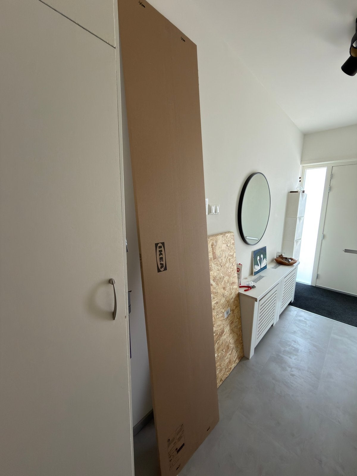 Ikea paxkast deur grijsbeige. Forsand, Nieuw, Ophalen, Nieuw, 50 tot 100 cm, 150 tot 200 cm