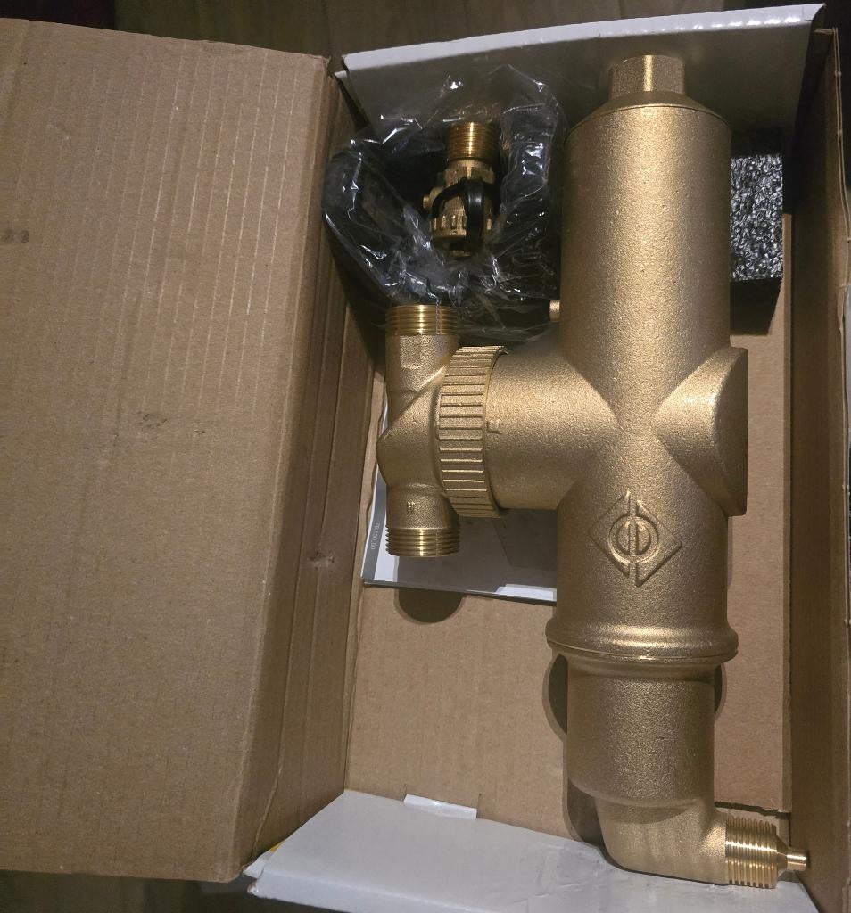 Nieuwe Spirotech vuilafscheider met 22mm, Minder dan 30 cm, Overige typen, Nieuw, Minder dan 60 cm