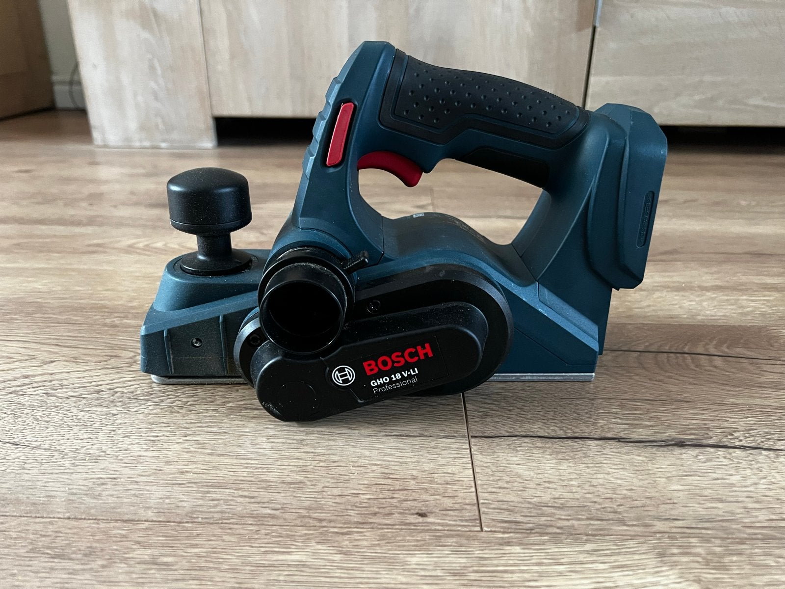 Bosch GHO 18 V-LI Professional Accu Schaaf, Ophalen of Verzenden, Zo goed als nieuw
