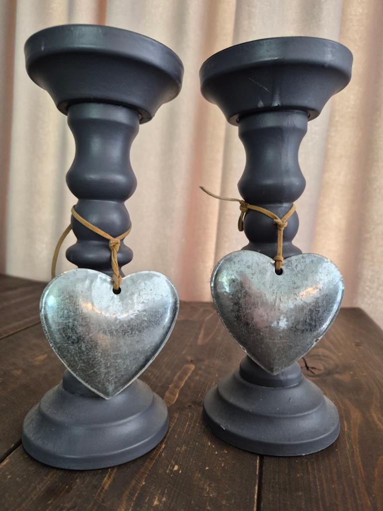 2 kaarsen standaards, Ophalen of Verzenden, Overige materialen