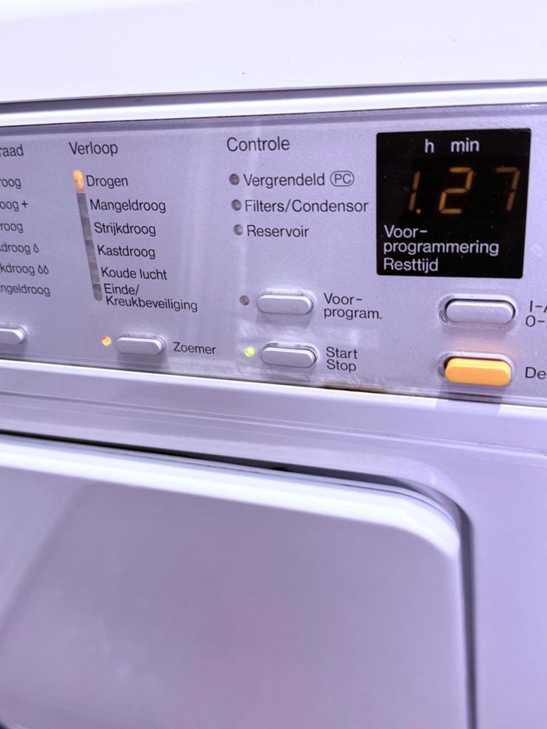 MIELE CONDENSDROGER SOFTCARE LUXE MODEL IZGS, 6 tot 8 kg, Minder dan 85 cm, Ophalen of Verzenden, Zo goed als nieuw