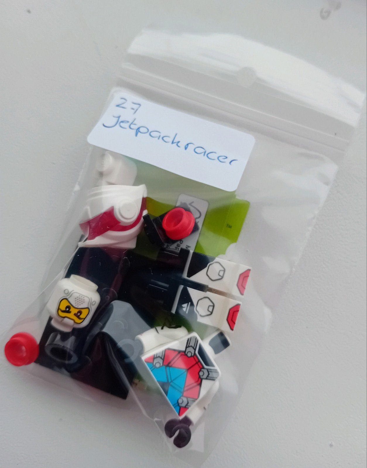 Lego minifiguur Jetpack racer, nieuw, CMF 27, Lego, Nieuw, Ophalen of Verzenden, Minifiguur