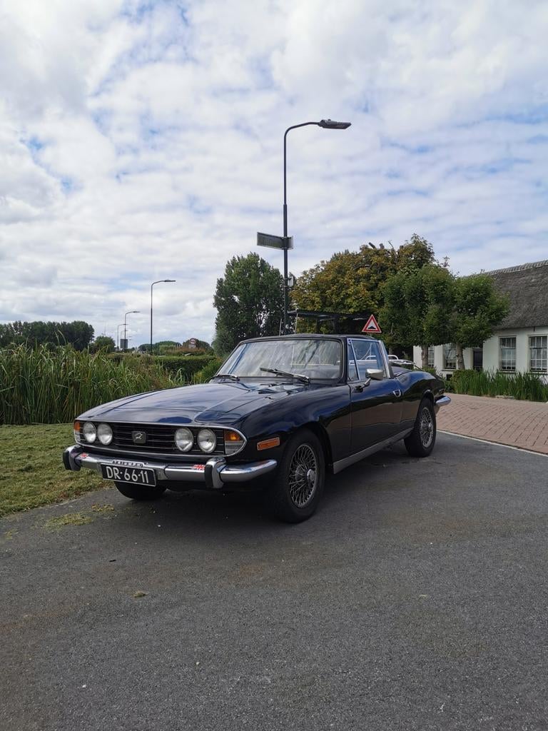 Triumph Stag 3.0 1971 Zwart, 145 pk, 8 cilinders, 1232 kg, Cabriolet