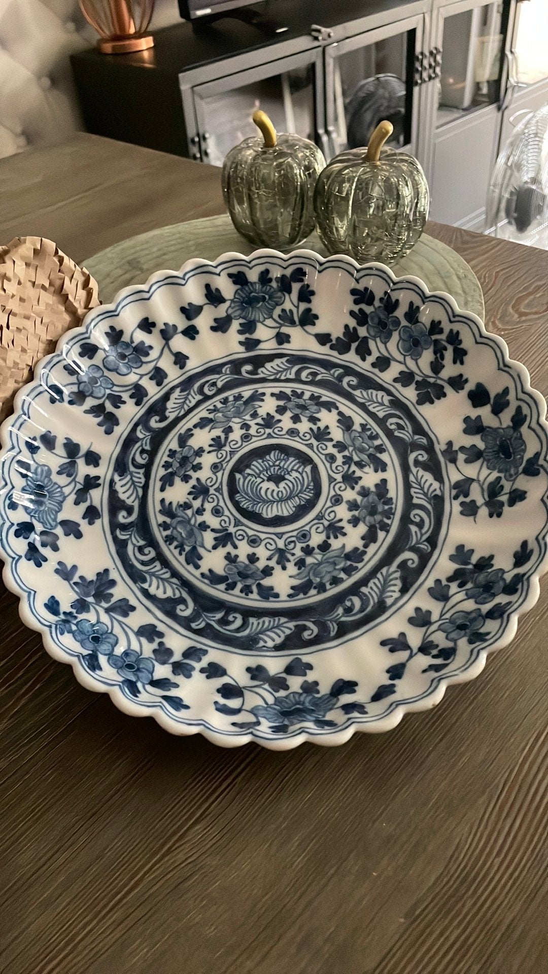 Antieke makkum bord, Ophalen of Verzenden
