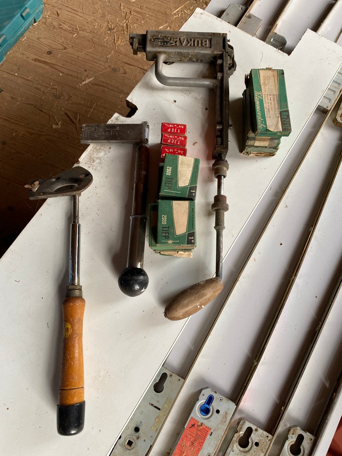 Antiek gereedschap 3 stuks ., Ophalen of Verzenden, Zo goed als nieuw, Elektrisch, Bovenfrees