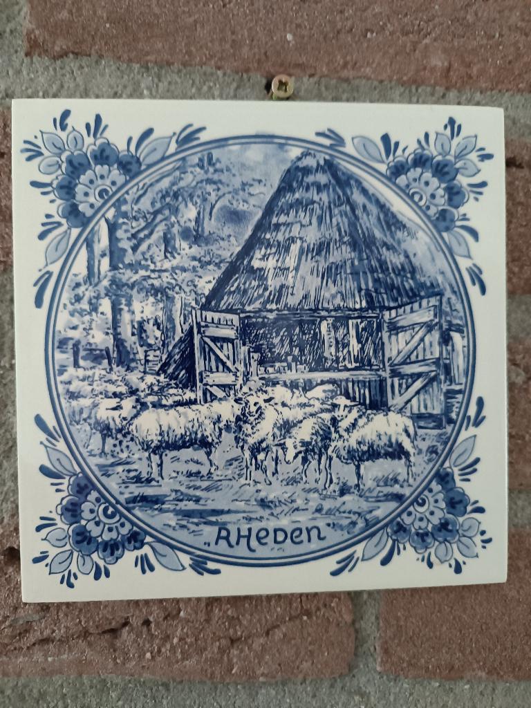 Wandtegel  15x15cm Schapen Rheden, Ophalen of Verzenden