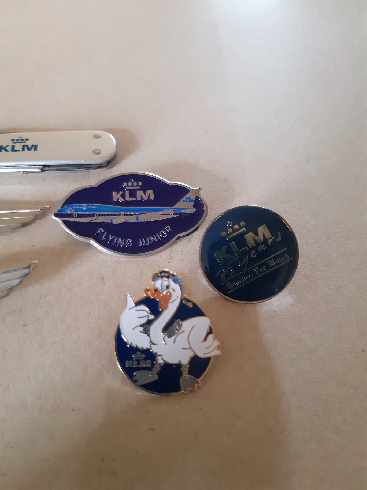 KLM pins en spelden - Diverse verzameling, Verzenden, Gebruikt