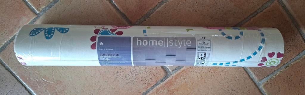 Home Style Vliesbehang met Bloemenpatroon, Ophalen, Minder dan 10 m², Wit, Bloemen, Kindvriendelijk, Speels
