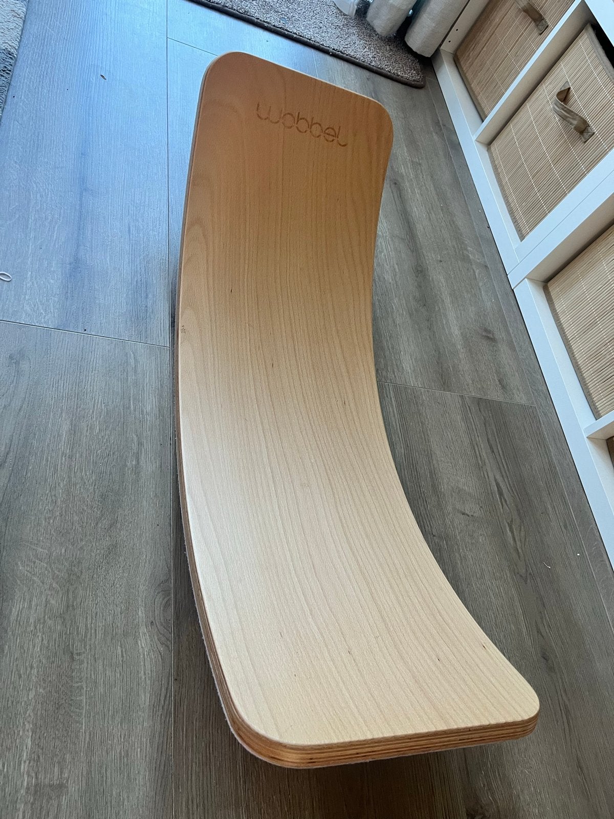 Wobbel Board Original met Vilt - Natuurlijk Hout