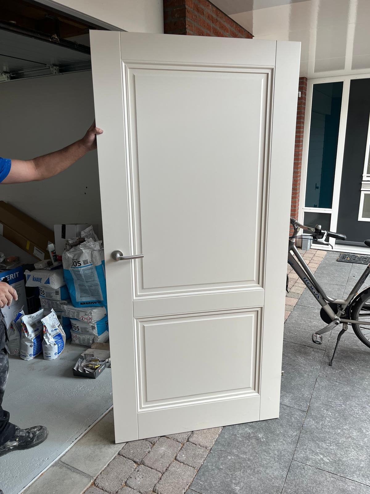 Opdekdeur, Ophalen, Zo goed als nieuw, Binnendeur, 200 tot 215 cm