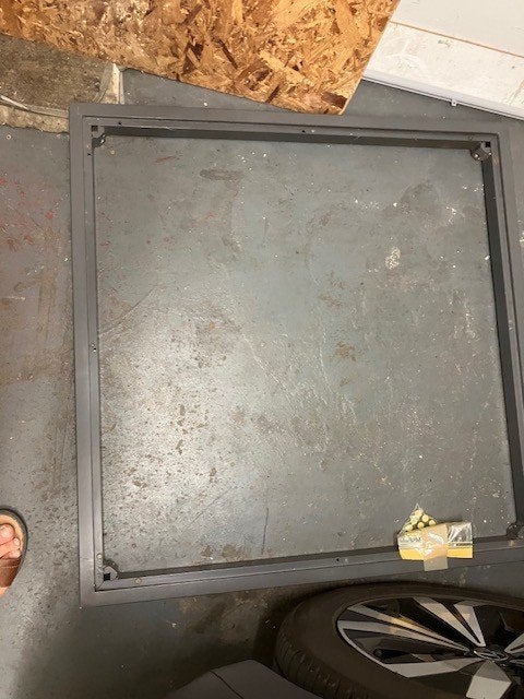 tuintafel, Ophalen, Gebruikt, Vierkant, Aluminium