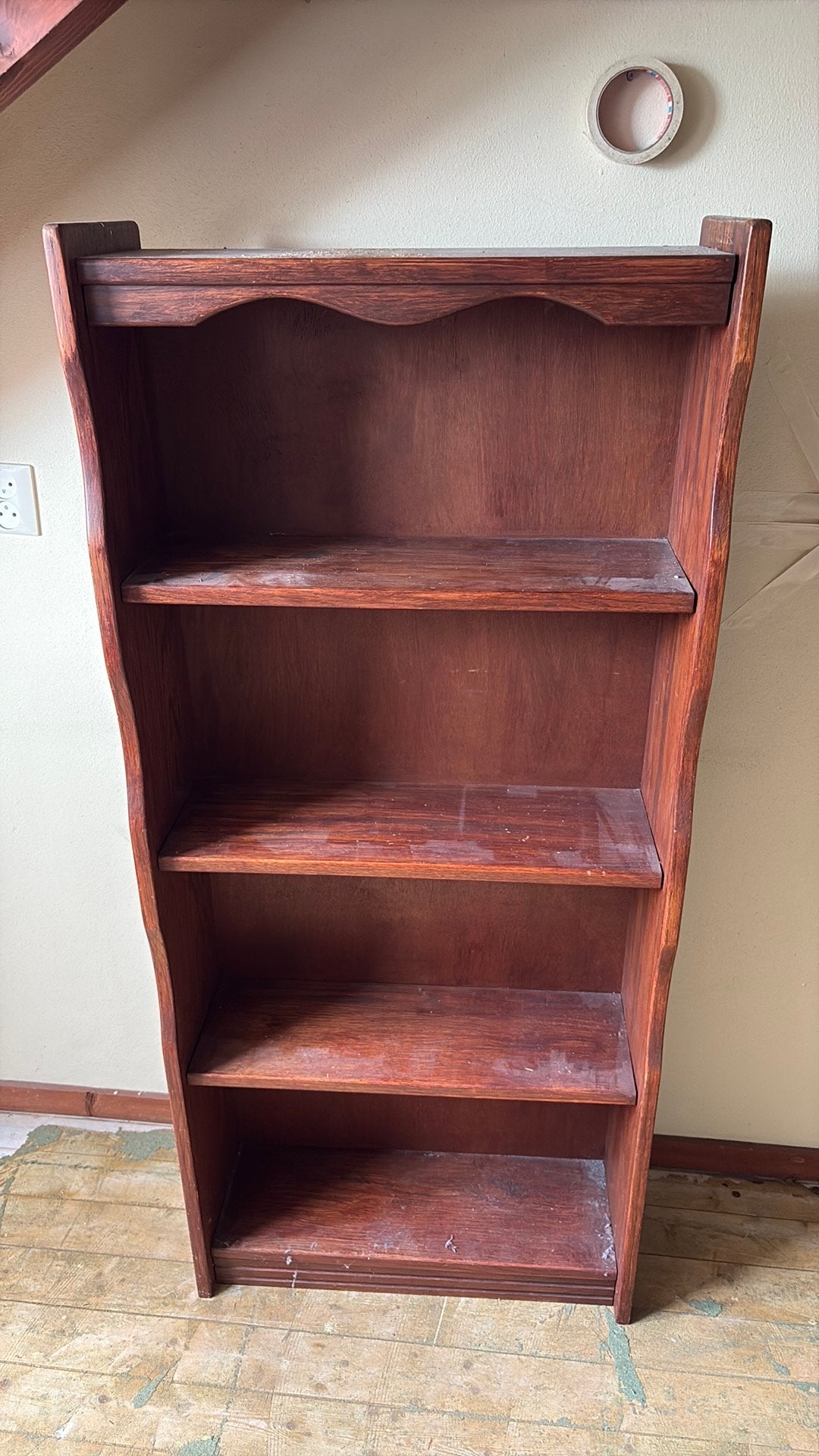 Vintage boekenkast, Ophalen, 50 tot 100 cm, Zo goed als nieuw, 150 tot 200 cm