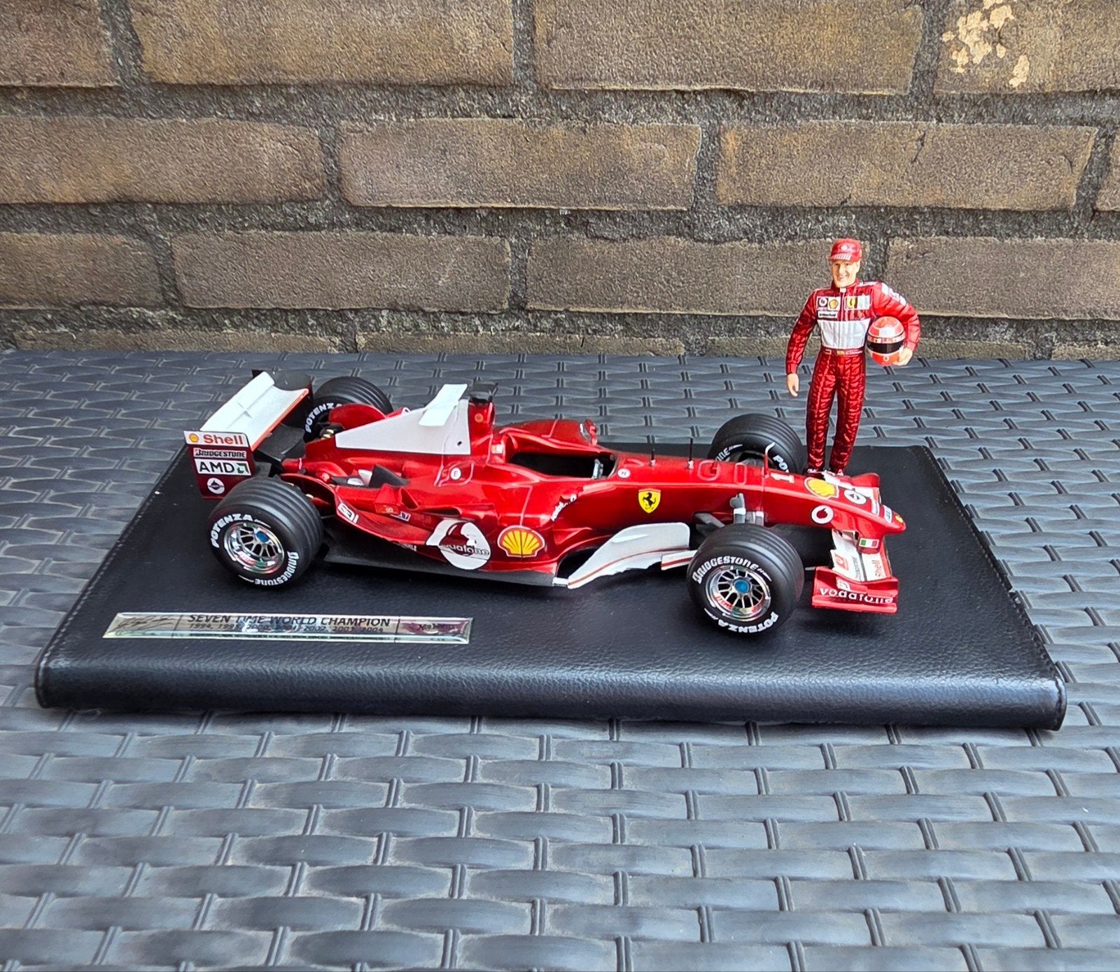 Ferrari F1 Michael Schumacher 1:18 Limited Edition 7 times, Ophalen of Verzenden, Zo goed als nieuw, Auto, Hot Wheels