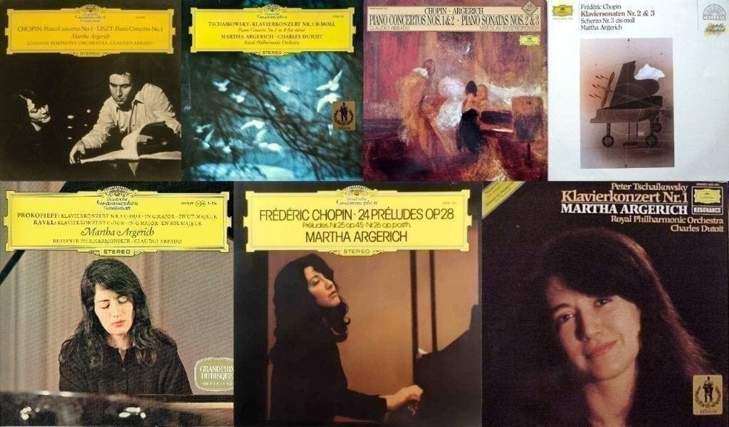 8 Records Martha Argerich on Deutsche Grammophon, Cd's en Dvd's, Vinyl | Klassiek, Zo goed als nieuw, Kamermuziek, Classicisme