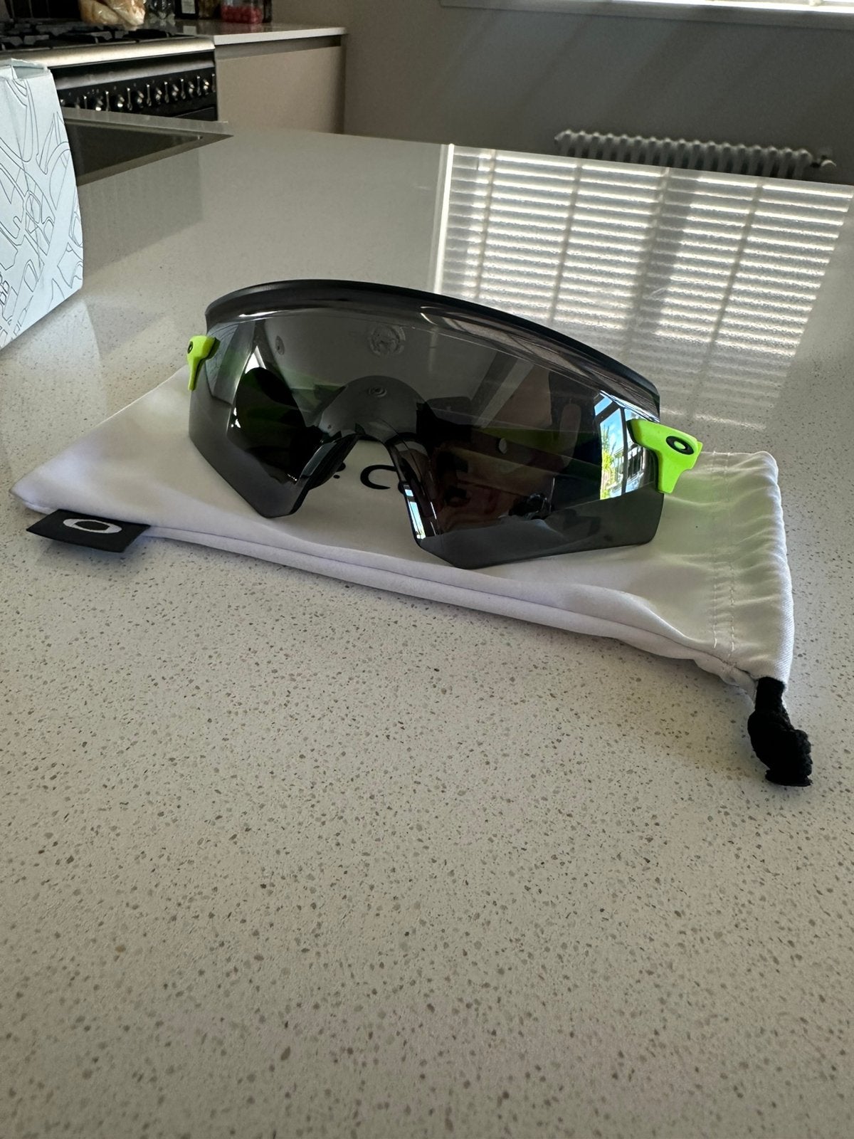 Oakley encoder (custom), Ophalen of Verzenden, Zo goed als nieuw, Bril, Oakley