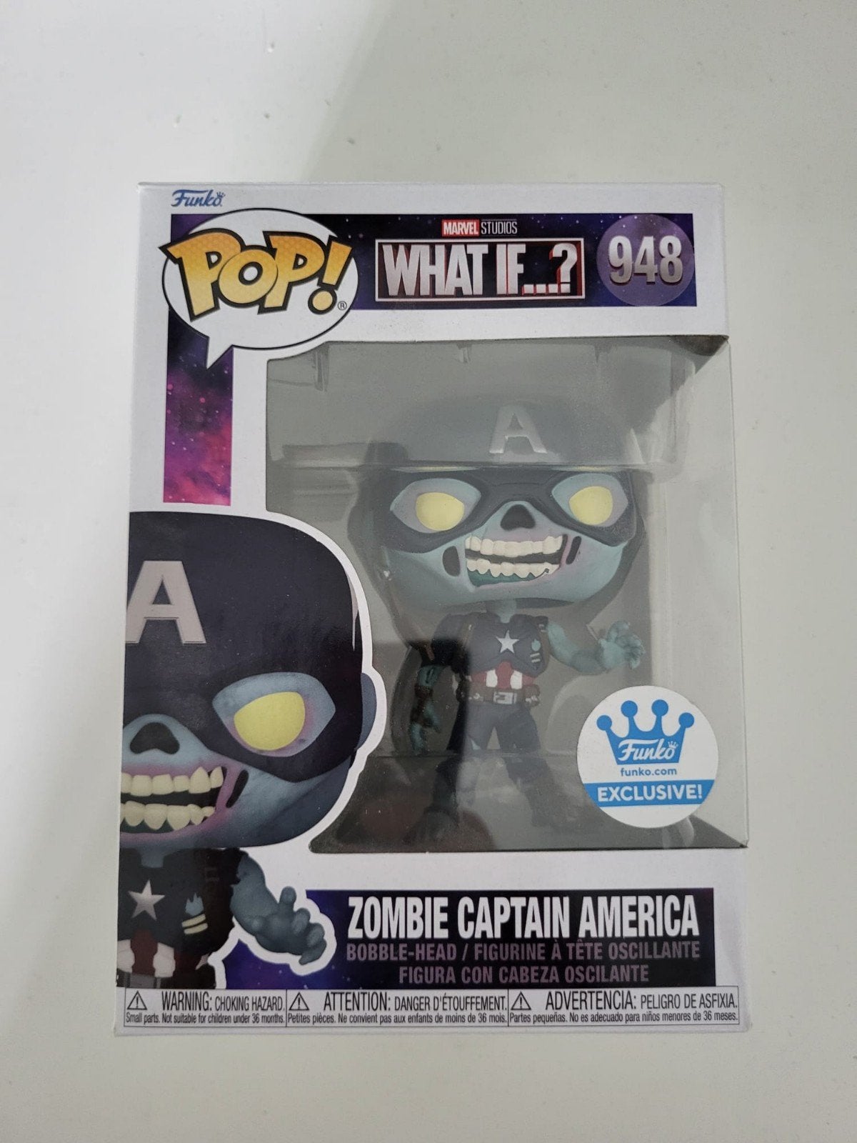 Funko Pop! Marvel What If...? Zombie Captain America #948, Ophalen of Verzenden