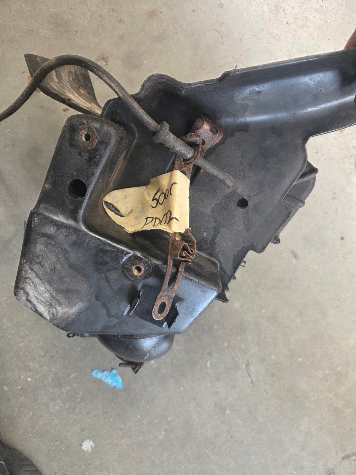 Honda xl500r airfilter box, Ophalen of Verzenden
