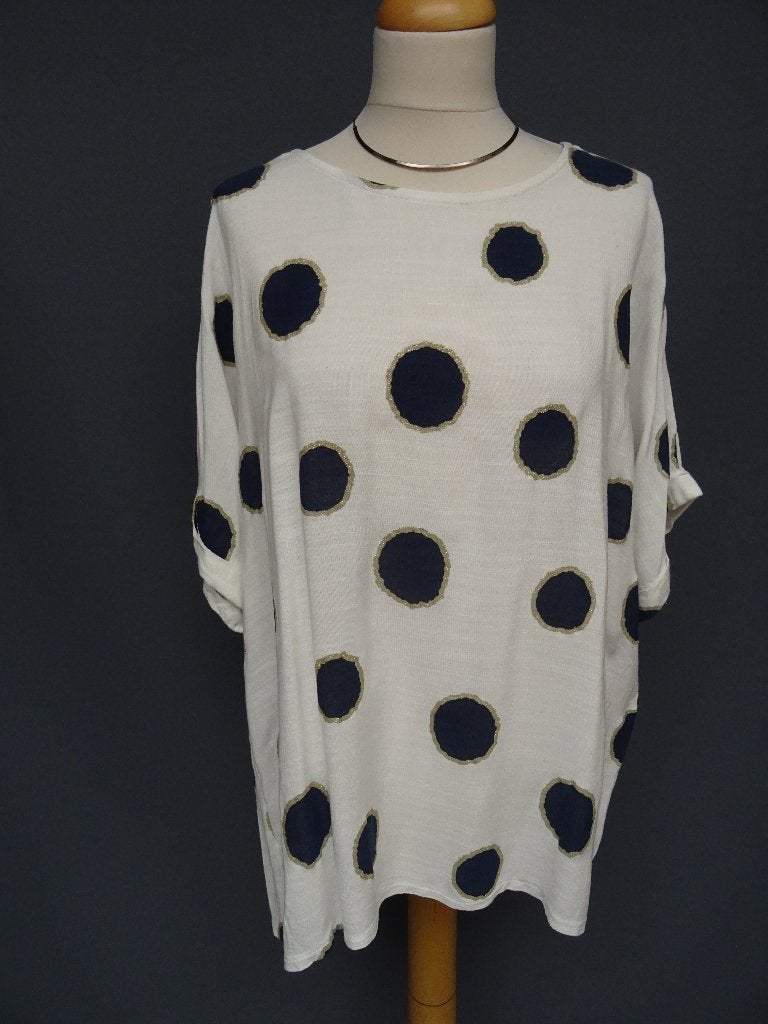 FAME made in Italy maat M/L, witte tuniek top., Maat 38/40 (M), Fame, Wit, Ophalen of Verzenden