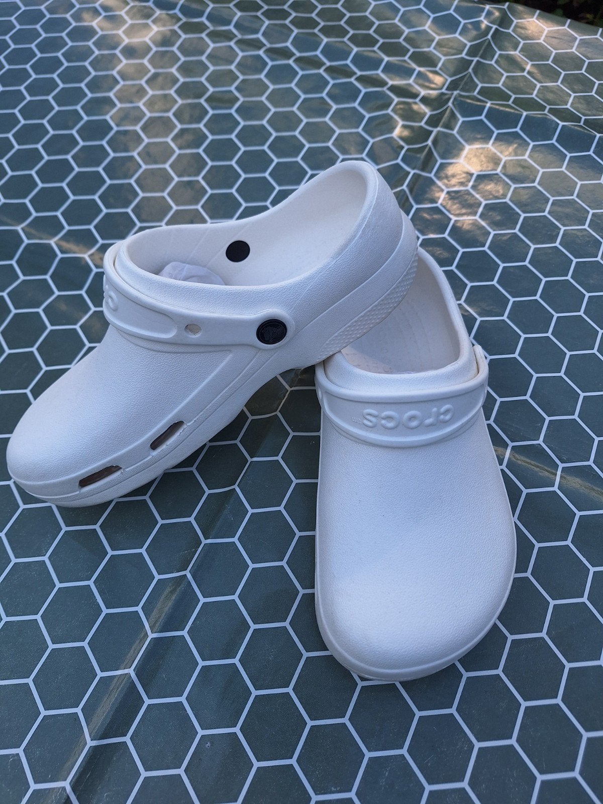 Crocs at work M7/W9 - Zo goed als nieuw, Wit, Ophalen of Verzenden, Zo goed als nieuw, Crocs