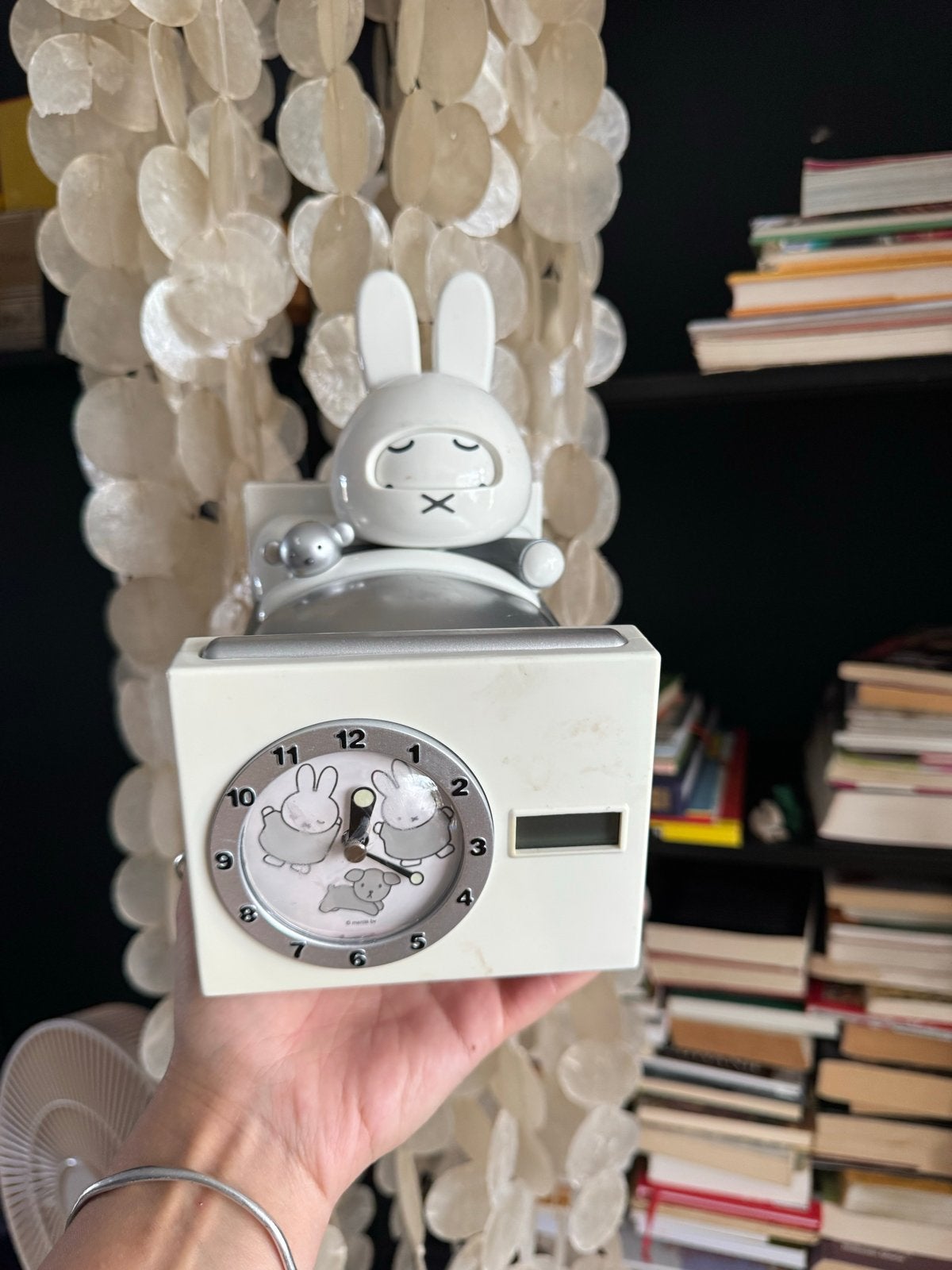 Nijntje Slaaptrainer / Kinderwekker van Bambolino Toys, Gebruikt, Wit, Werkt op batterijen, Ophalen of Verzenden